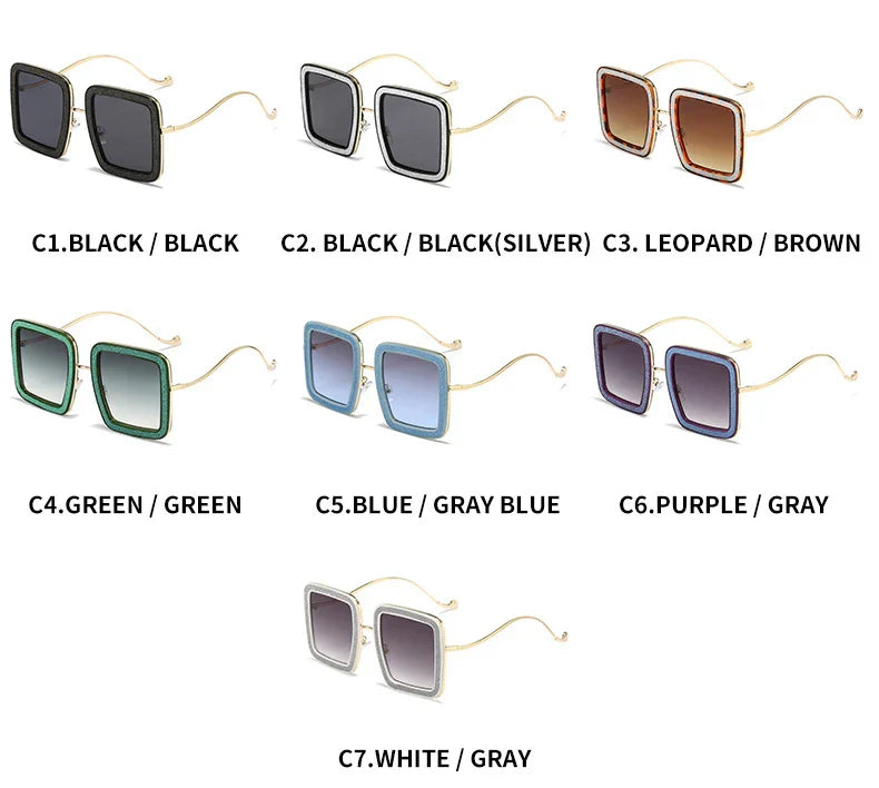 Glitter Vortex Shades – Rockstar Ice-Out Sunglasses for Unapologetic Legends