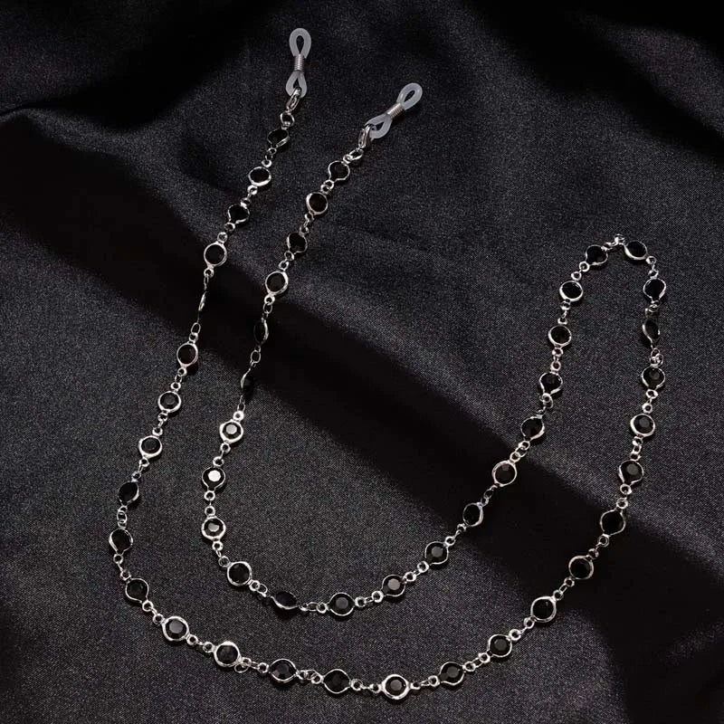 Zircon Crystal Beaded Eyeglass & Mask Chain: The Ultimate Accessory for Women