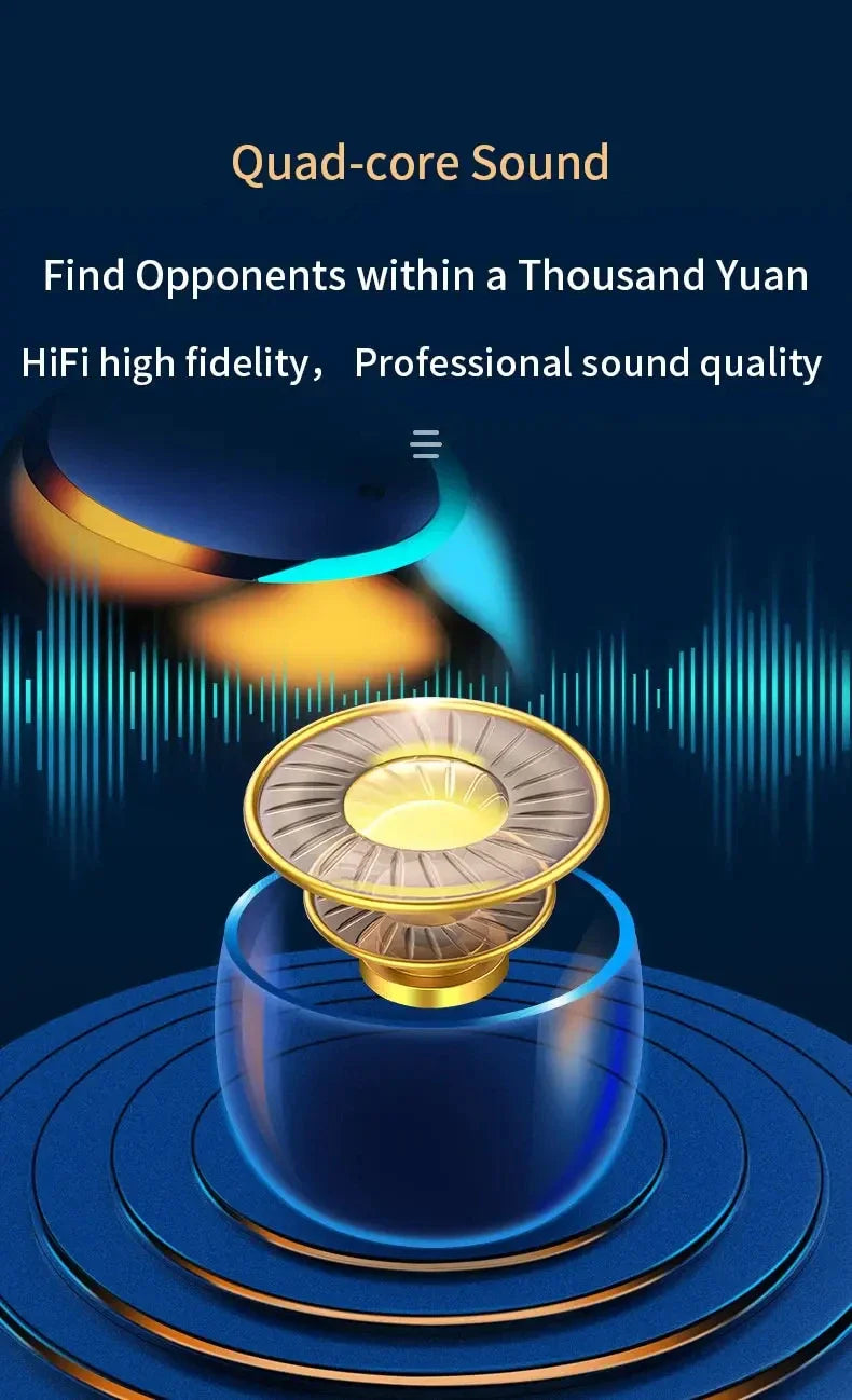 F9 PulsePods – Waterproof HiFi Bass Earbuds with LED Charge Display + Power Bank Case | Bluetooth 5.0, Touch Control, Noise-Canceling