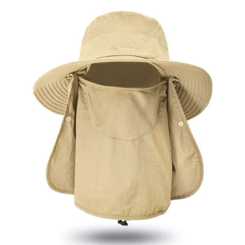 Death Valley Ghostshade – Tactical Fisherman’s Sun Hat with Face Shield and Breathable Dome