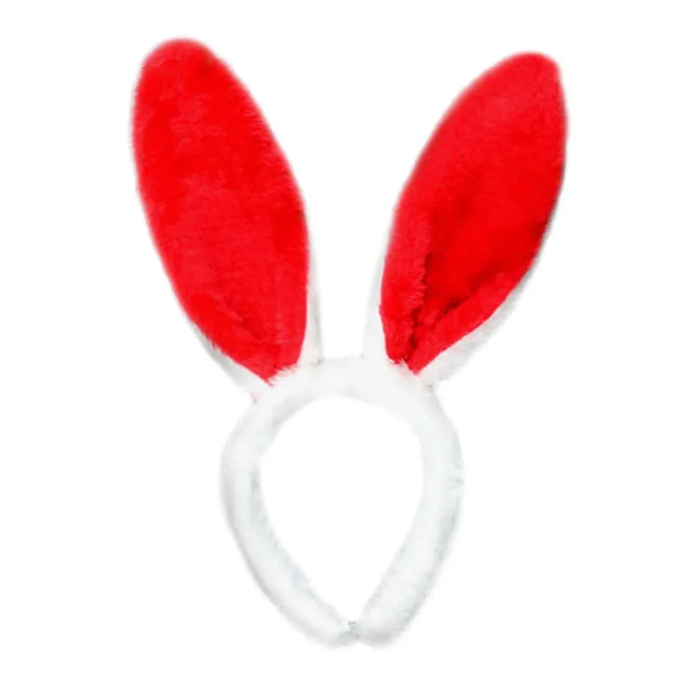 FluffPop Bunny Band – Soft Plush Rabbit Ear Headband for Women & Girls (Cosplay, Parties, Easter Fun!)