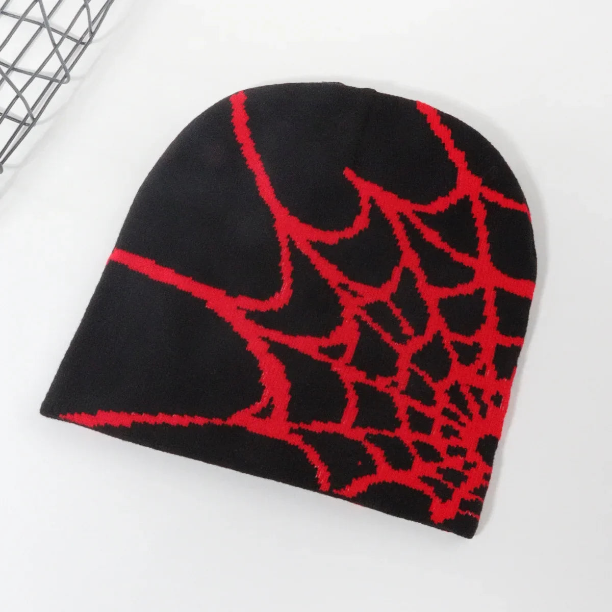 Spider-Man Inspired Unisex Knitting Beanie – Y2K Fashion Meets Winter Warmth – Stylish and Cozy Pullover Cap