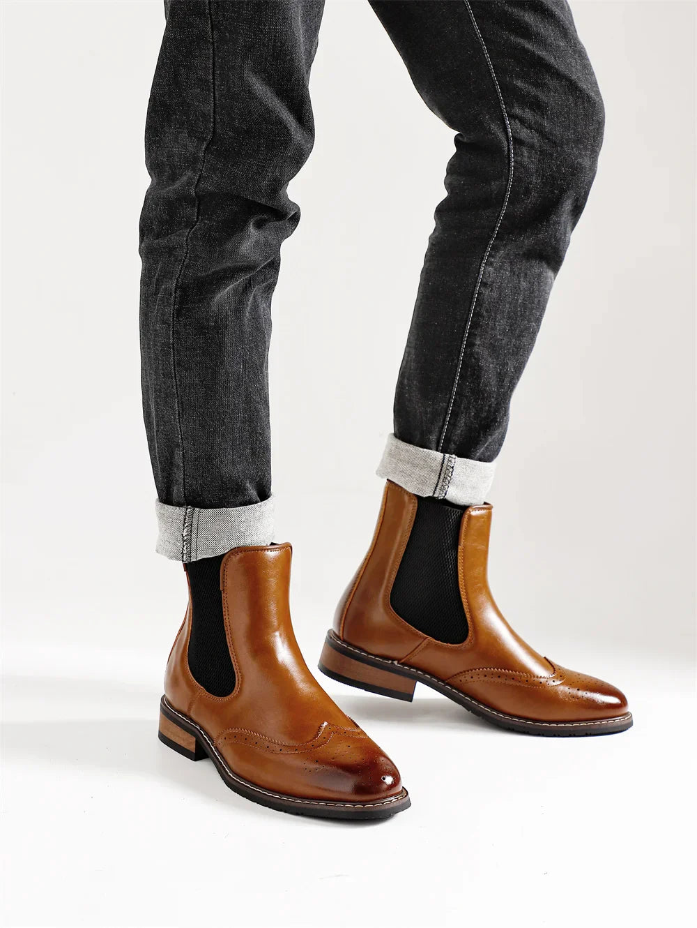 "Dead Poets Boots" – Lizard Vigilante Soft Leather Chelsea Boots for Men | Sleek Pointed-Toe Ankle Icons for Rebels, Artists & Gentlemen