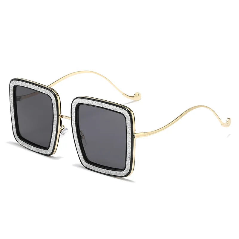 Glitter Vortex Shades – Rockstar Ice-Out Sunglasses for Unapologetic Legends