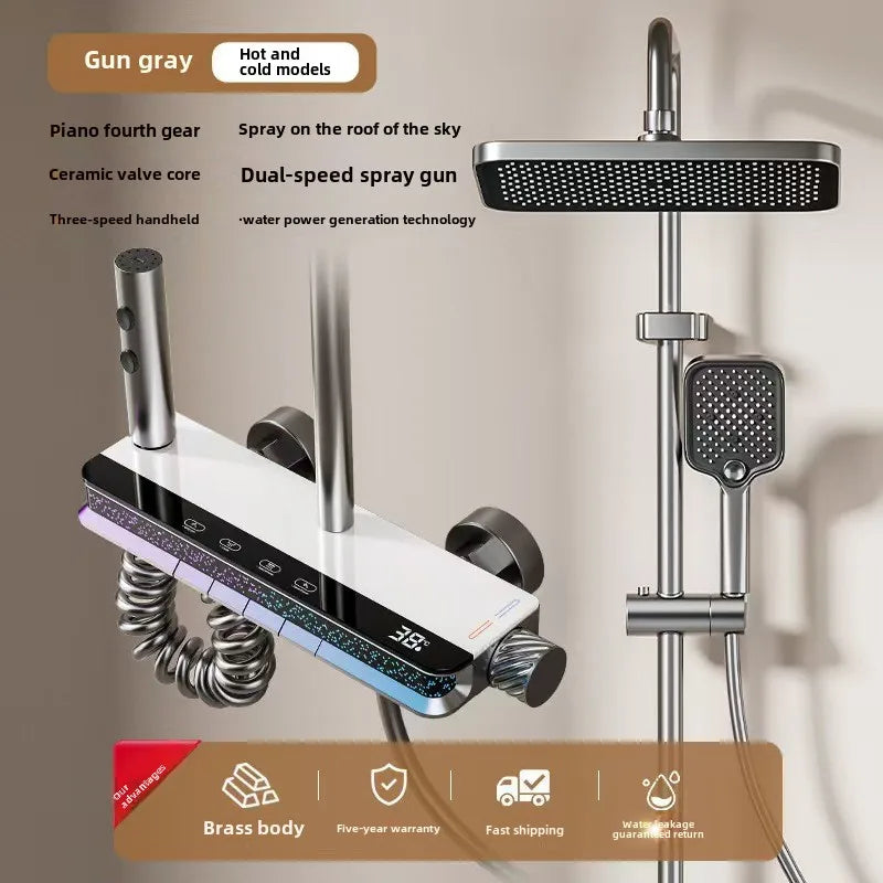 Brass Bastard Shower System – Industrial-Grade Pressure Shower Set for Bathroom Combat