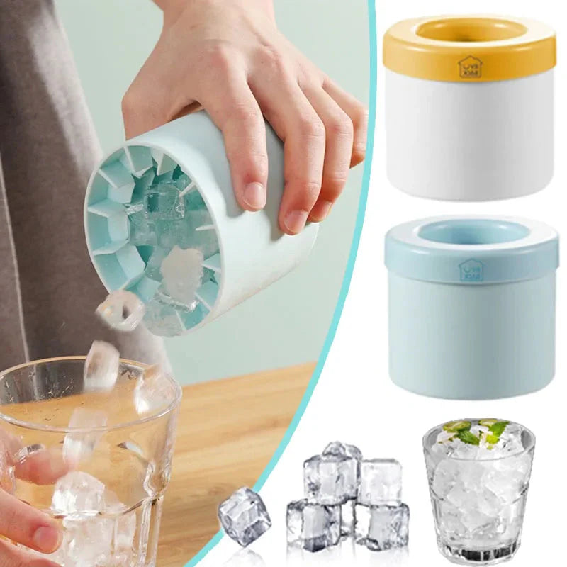 "Skull-Chillin’ Bullet Bucket" – Silicone Ice Cube Reactor for Whiskey, Cocktails, and Summer Mayhem