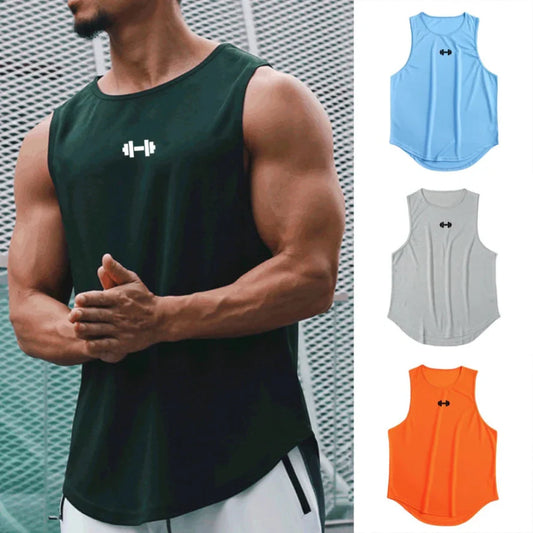 RiffRipped Men’s Gym Tank — Quick-Dry Sleeveless Beast Mode Vest for Summer Reps & Street Swagger