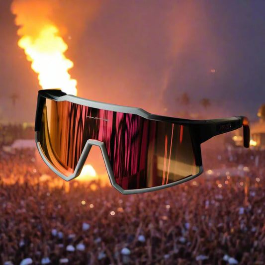 Throttle Vision Tactical Shades – UV400 Polarized Cycling Goggles with Built-In Myopia Frame