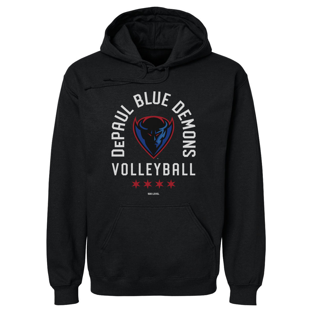 DePaul Blue Demons Volleyball Arc WHT