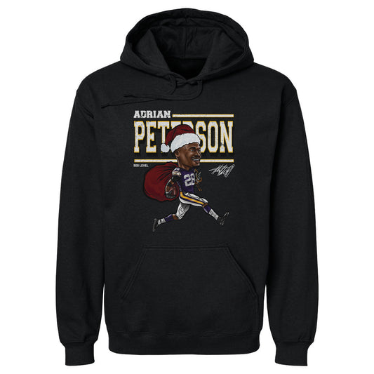 Adrian Peterson Minnesota Cartoon Santa Hat WHT