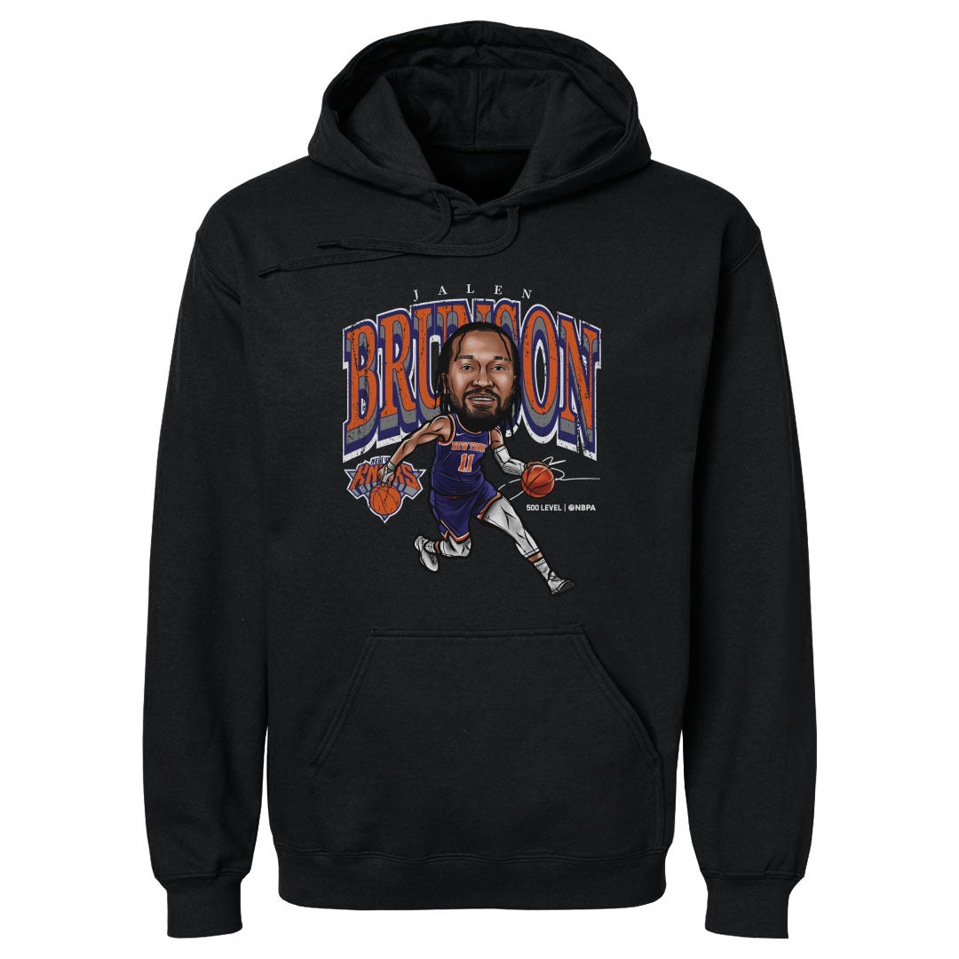 Jalen Brunson New York Knicks Cartoon WHT