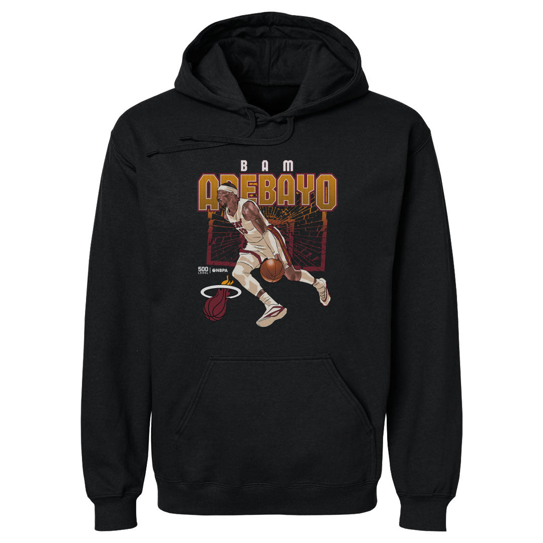 Bam Adebayo Miami Heat Shattered WHT