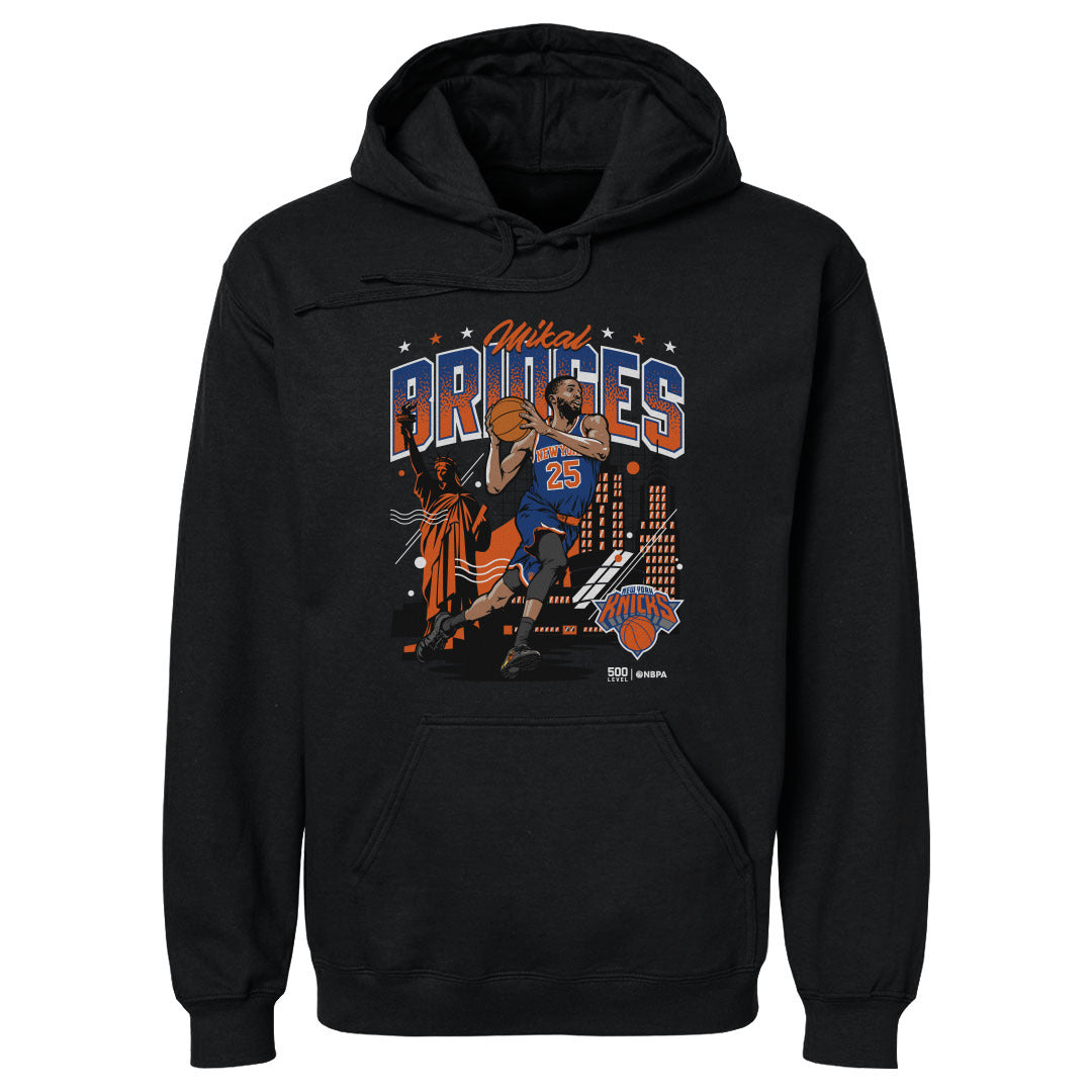 Mikal Bridges New York Knicks Skyline WHT