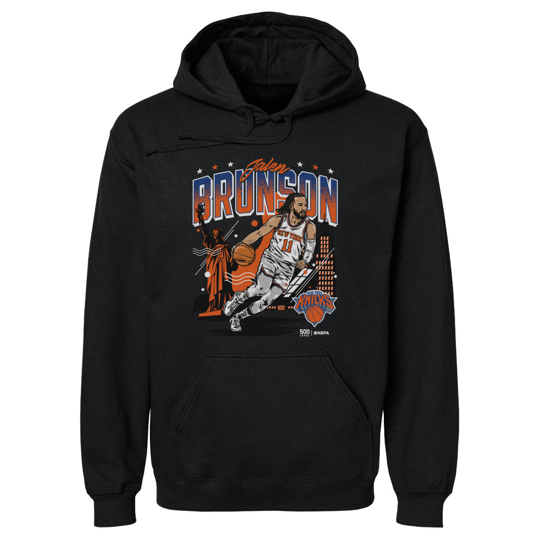 Jalen Brunson New York Knicks Skyline WHT