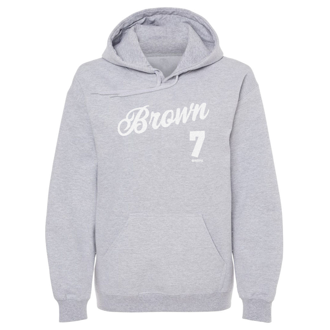 Jaylen Brown Boston Script WHT