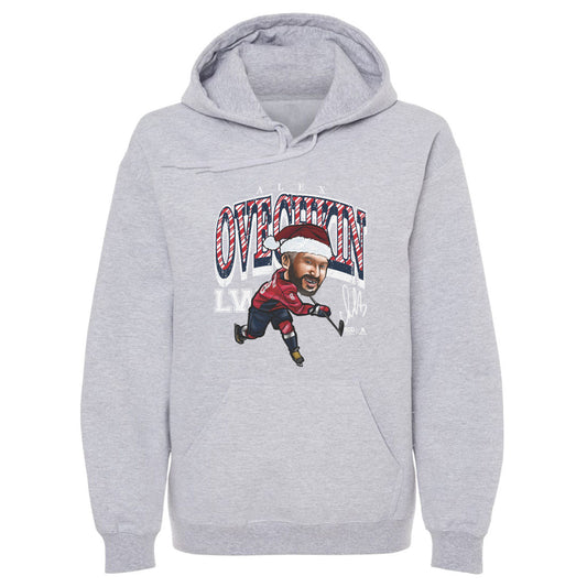 Alex Ovechkin Washington Cartoon Santa Hat WHT