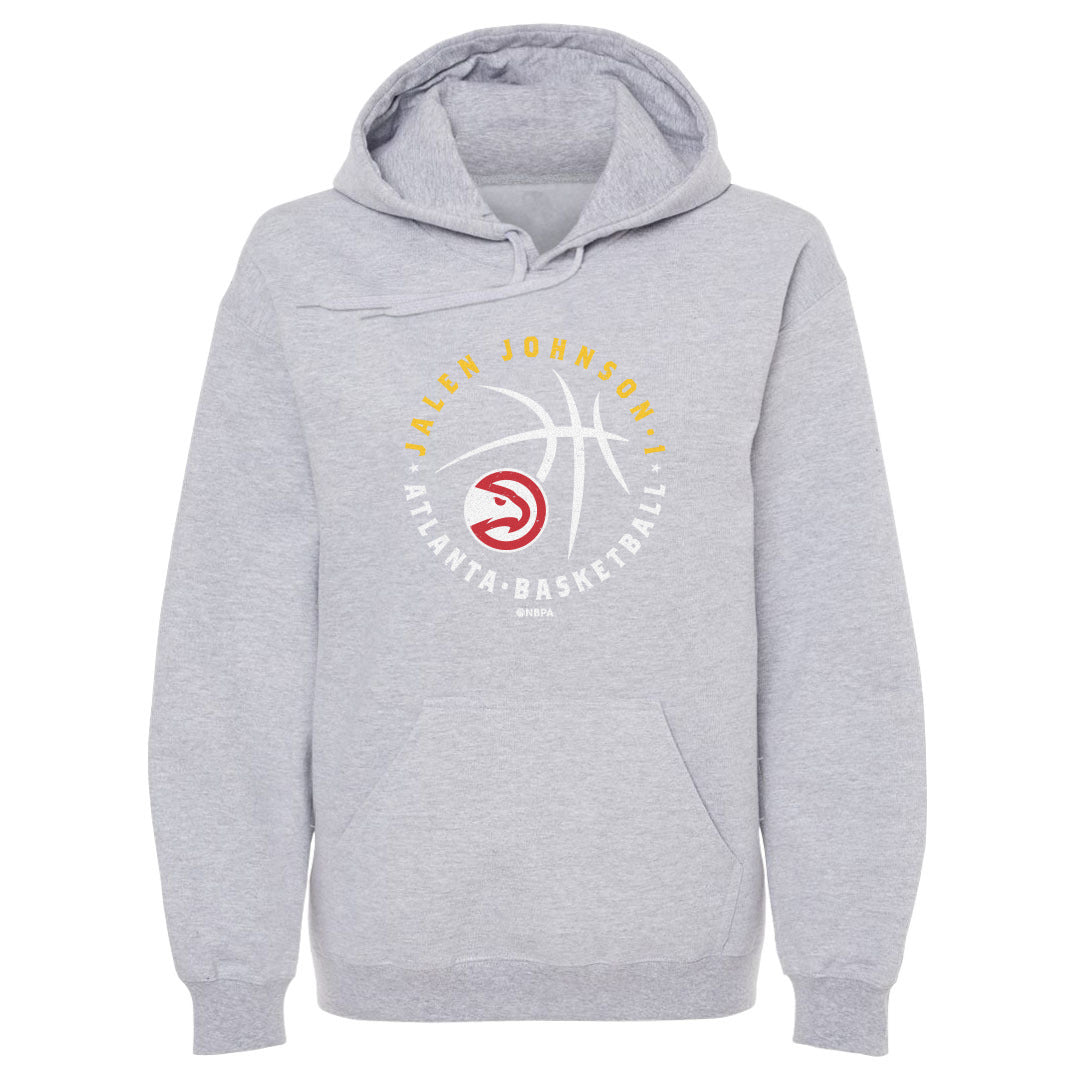 Jalen Johnson Atlanta Hawks Player Ball WHT
