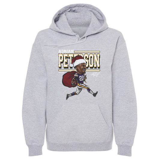 Adrian Peterson Minnesota Cartoon Santa Hat WHT