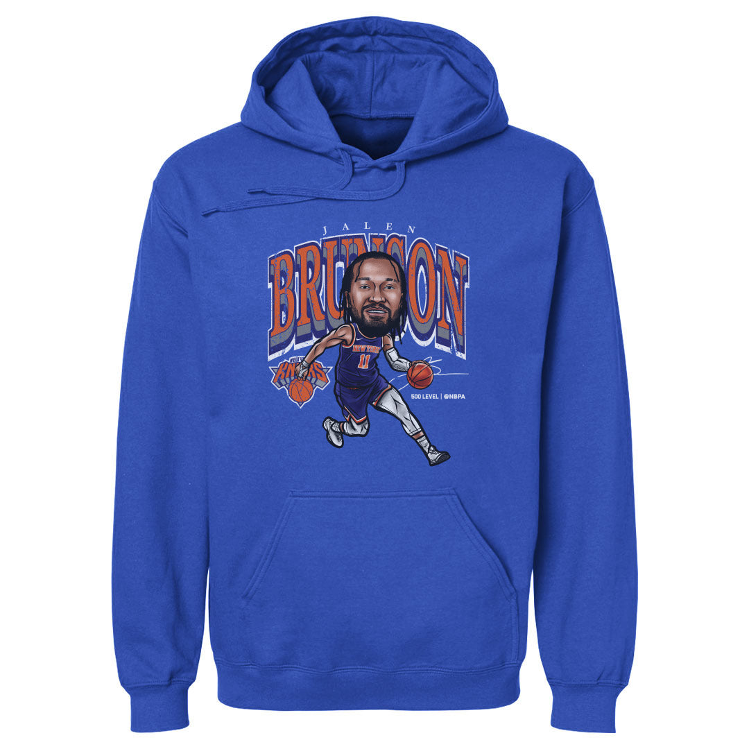 Jalen Brunson New York Knicks Cartoon WHT