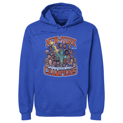 New York Knicks NBA Finals 2026 Champions Caricature WHT
