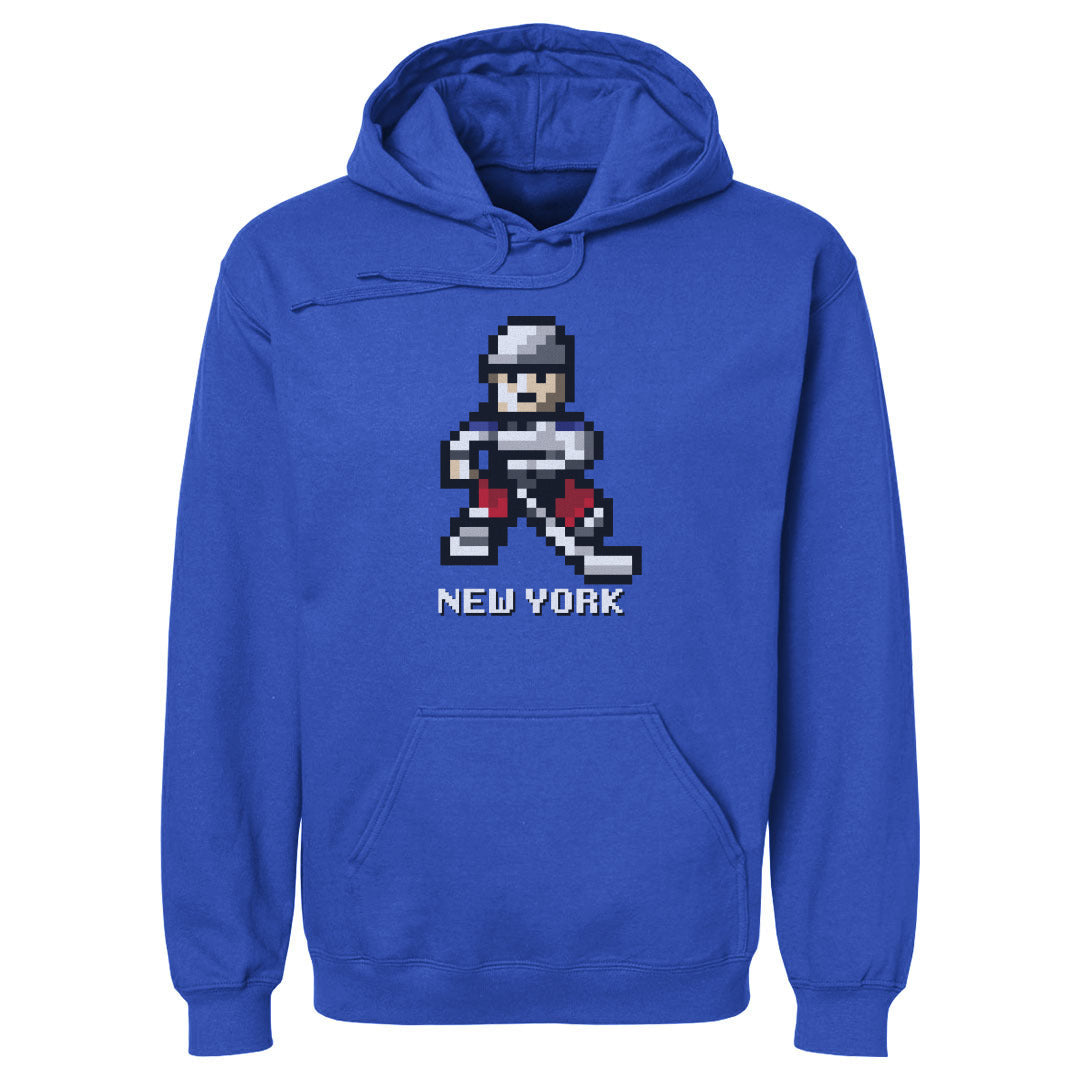 New York R Hockey 8-bit WHT