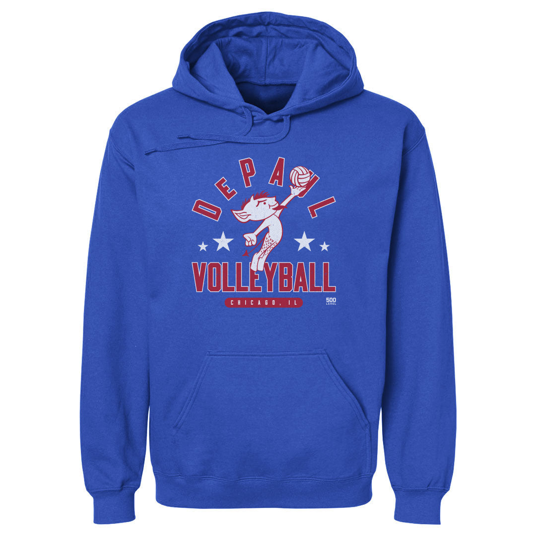 DePaul Blue Demons Vintage Volleyball WHT