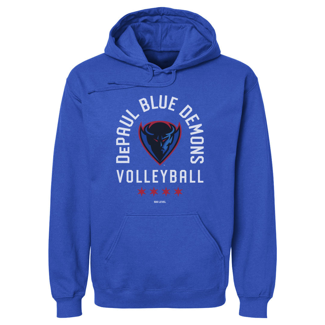DePaul Blue Demons Volleyball Arc WHT
