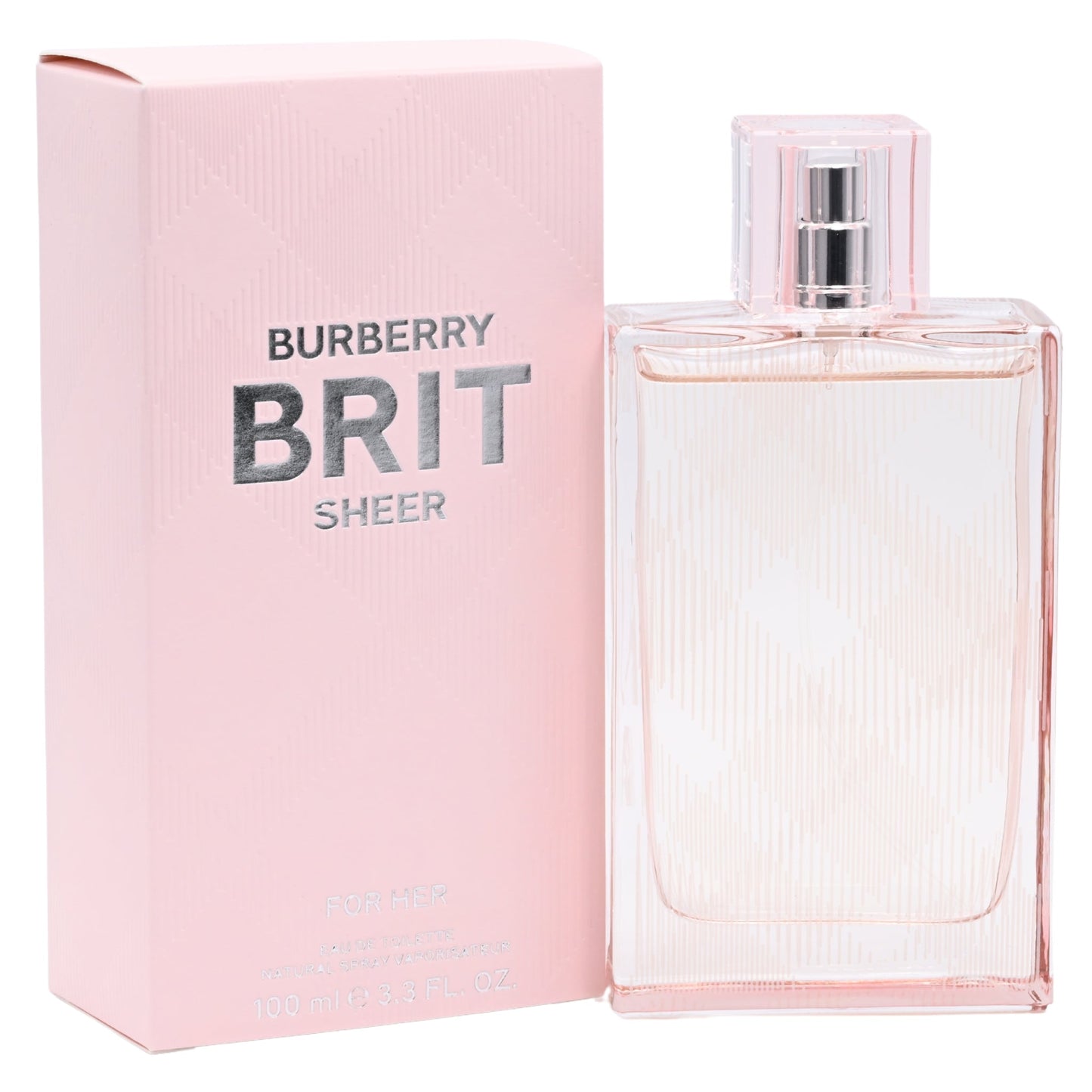 Burberry Brit Sheer by Burberry for Her Eau De Toilette Spray 3.3 oz
