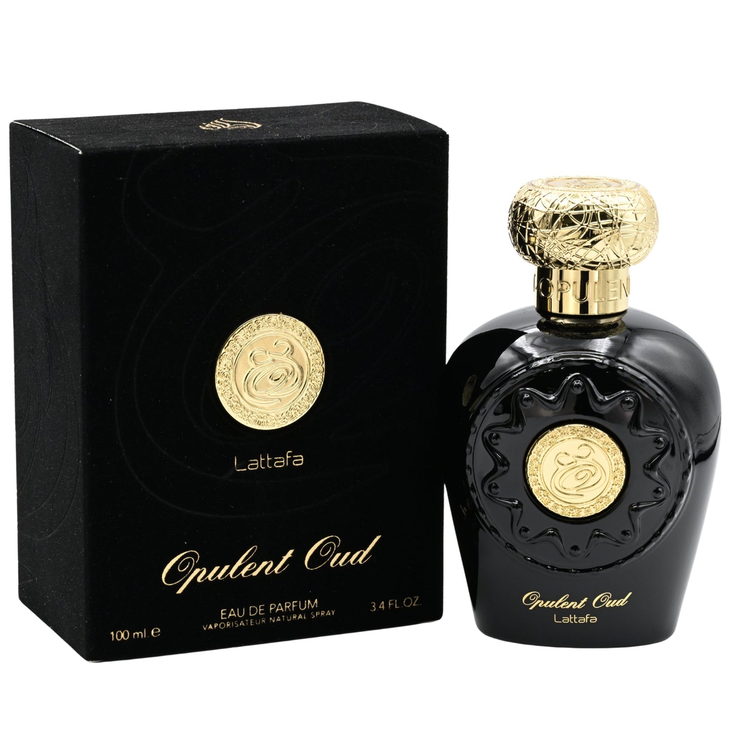 Lattafa Opulent Oud Unisex Eau De Parfum Spray 3.4 oz