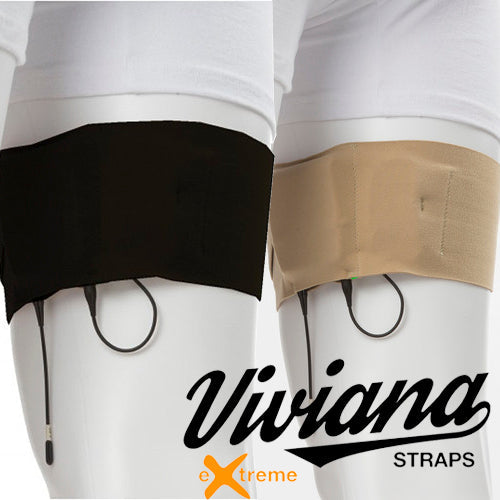 Viviana Extreme Transmitter Thigh Straps (Beige or Black)