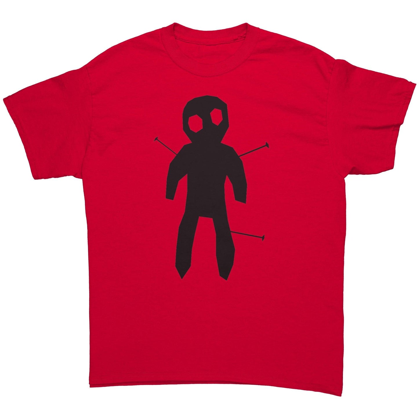 Men's Voodoo Doll Graphic T-Shirt – Classic Fit, 100% Cotton by Lizard Vigilante
