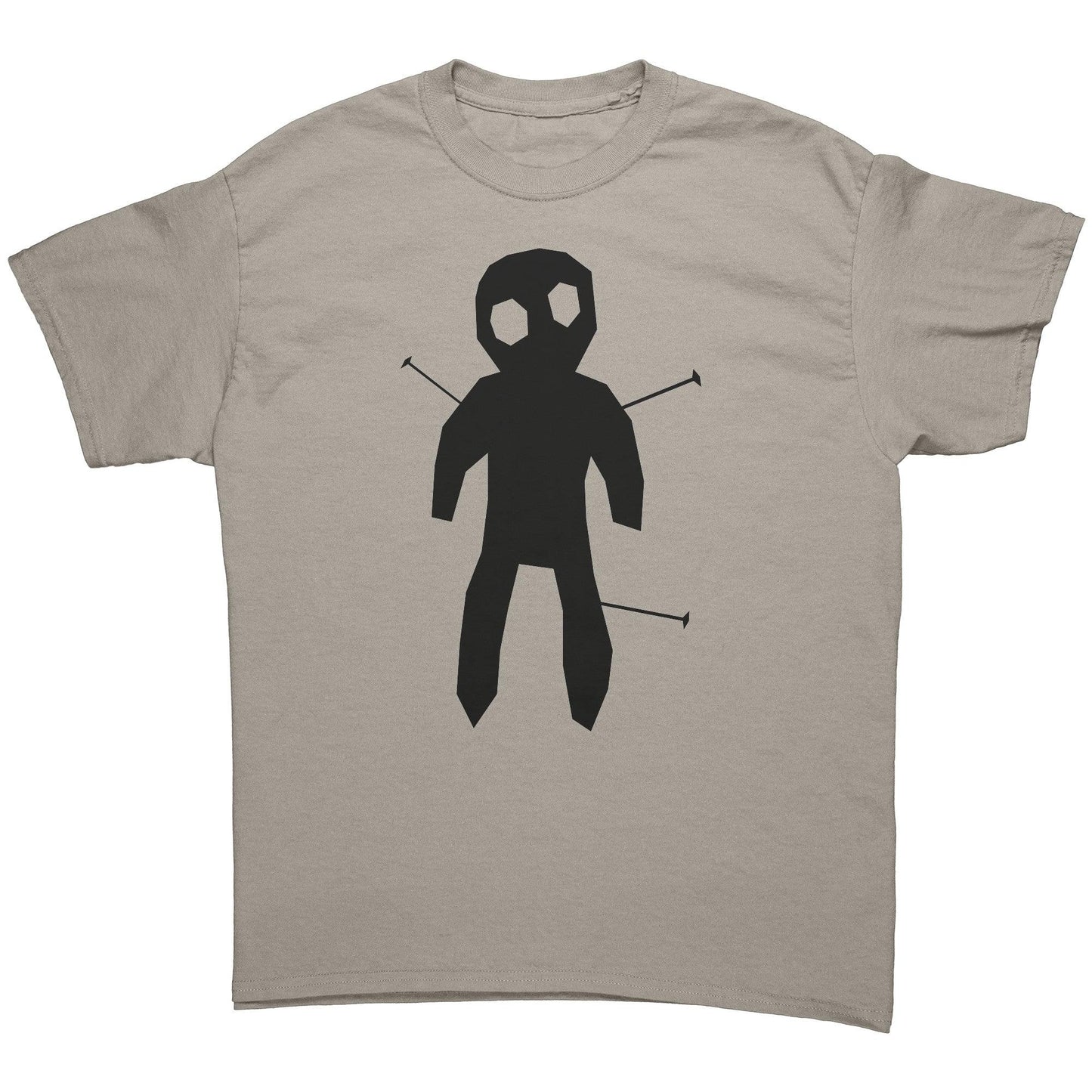 Men's Voodoo Doll Graphic T-Shirt – Classic Fit, 100% Cotton by Lizard Vigilante