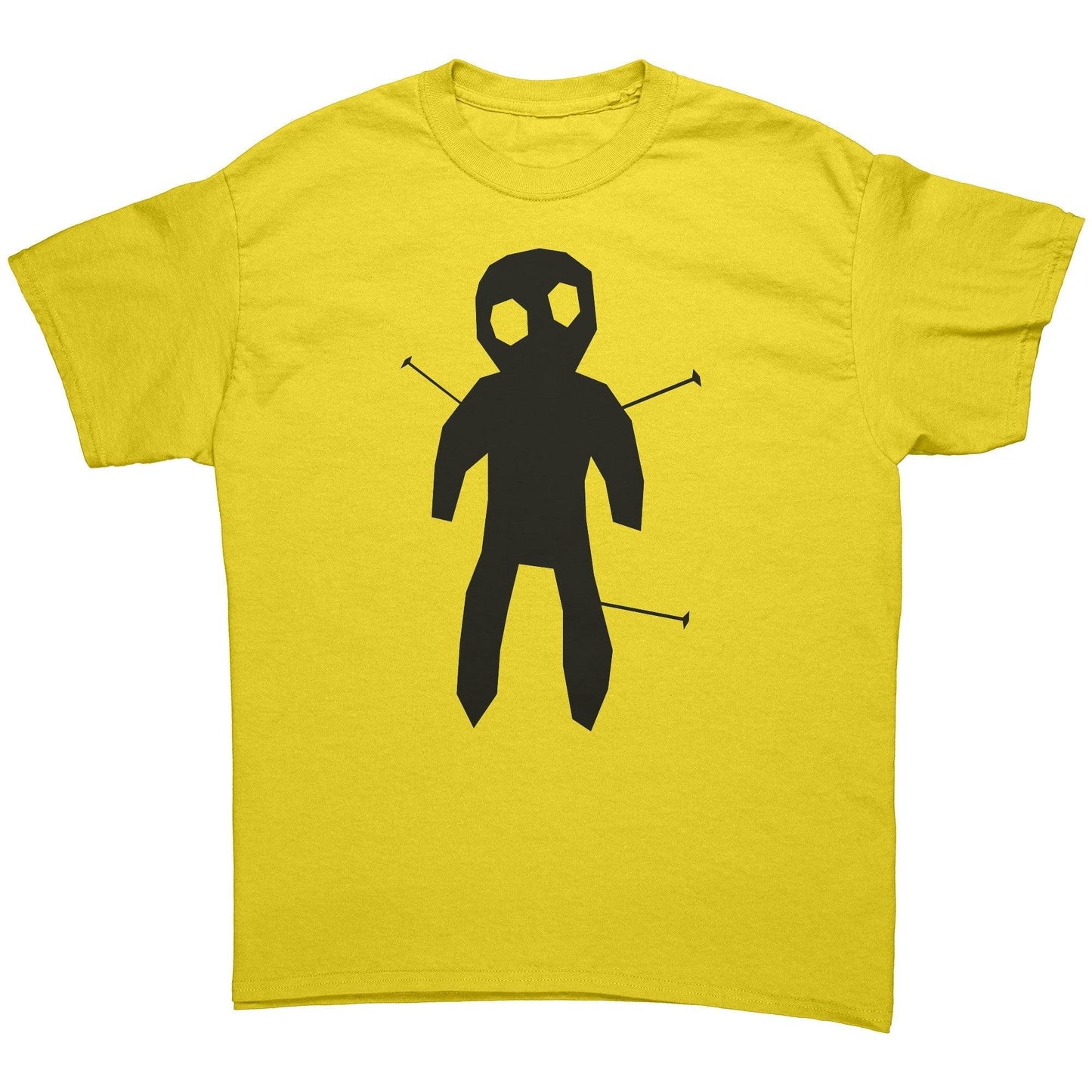 Men's Voodoo Doll Graphic T-Shirt – Classic Fit, 100% Cotton by Lizard Vigilante