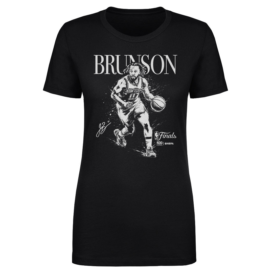 Jalen Brunson New York Knicks NBA Finals 2026 Mono WHT