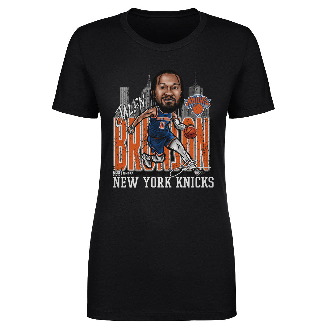 Jalen Brunson New York Knicks Cartoon City Cartoon WHT
