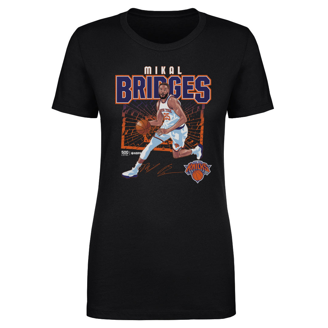 Mikal Bridges New York Knicks Shattered WHT