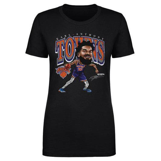 Karl-Anthony Towns New York Knicks Cartoon WHT