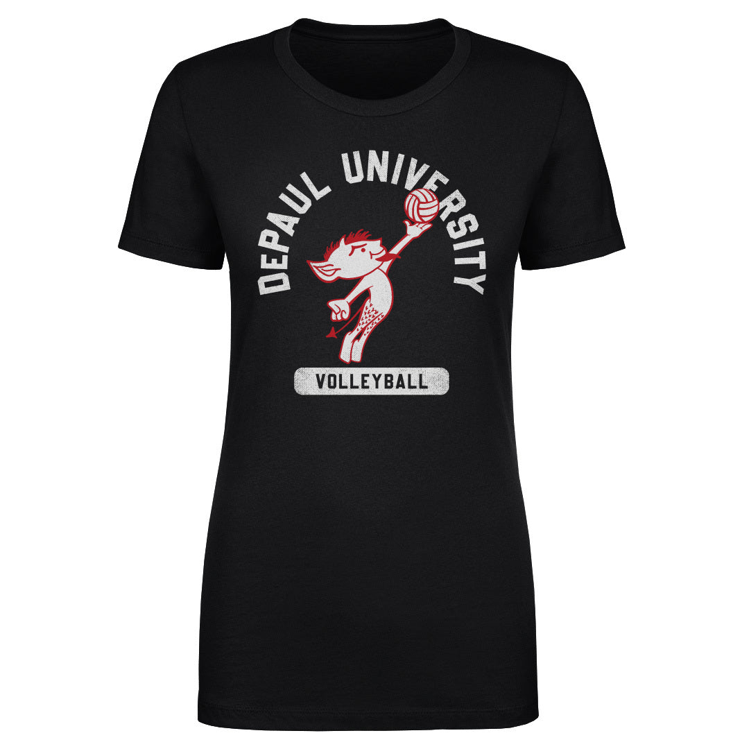 DePaul Blue Demons Billy Volleyball WHT