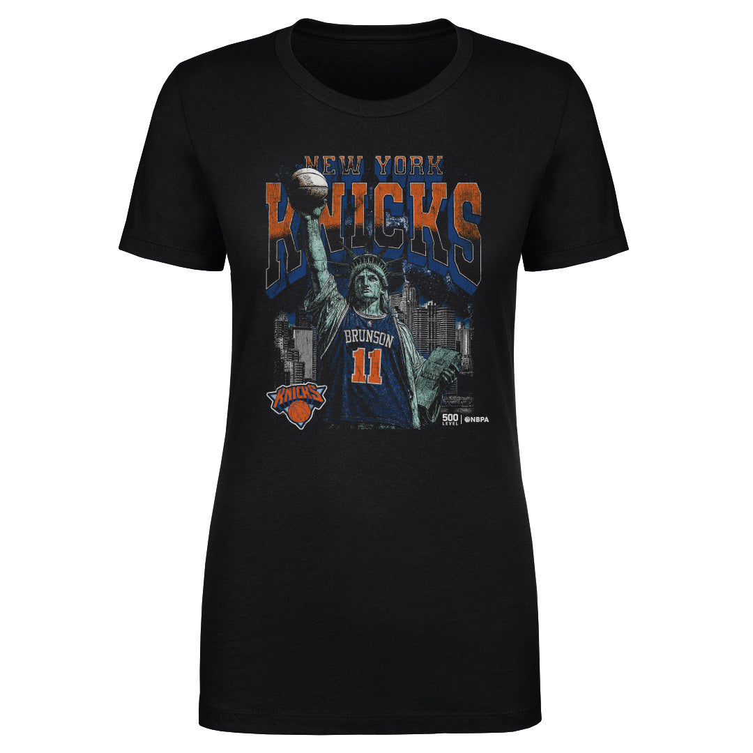 Jalen Brunson New York Knicks Statue Of Liberty WHT