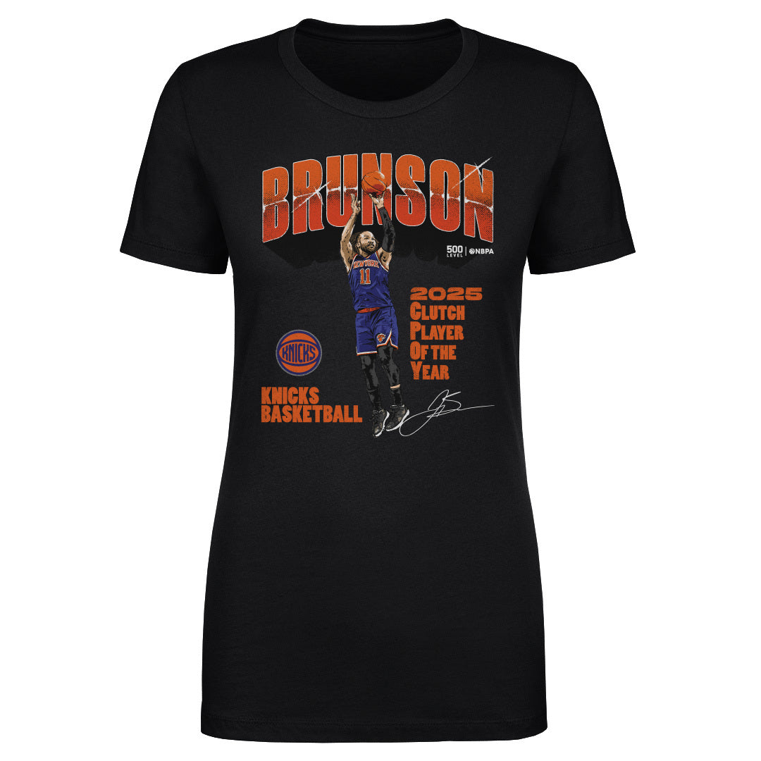 Jalen Brunson New York Knicks 2025 Clutch Player Of The Year WHT