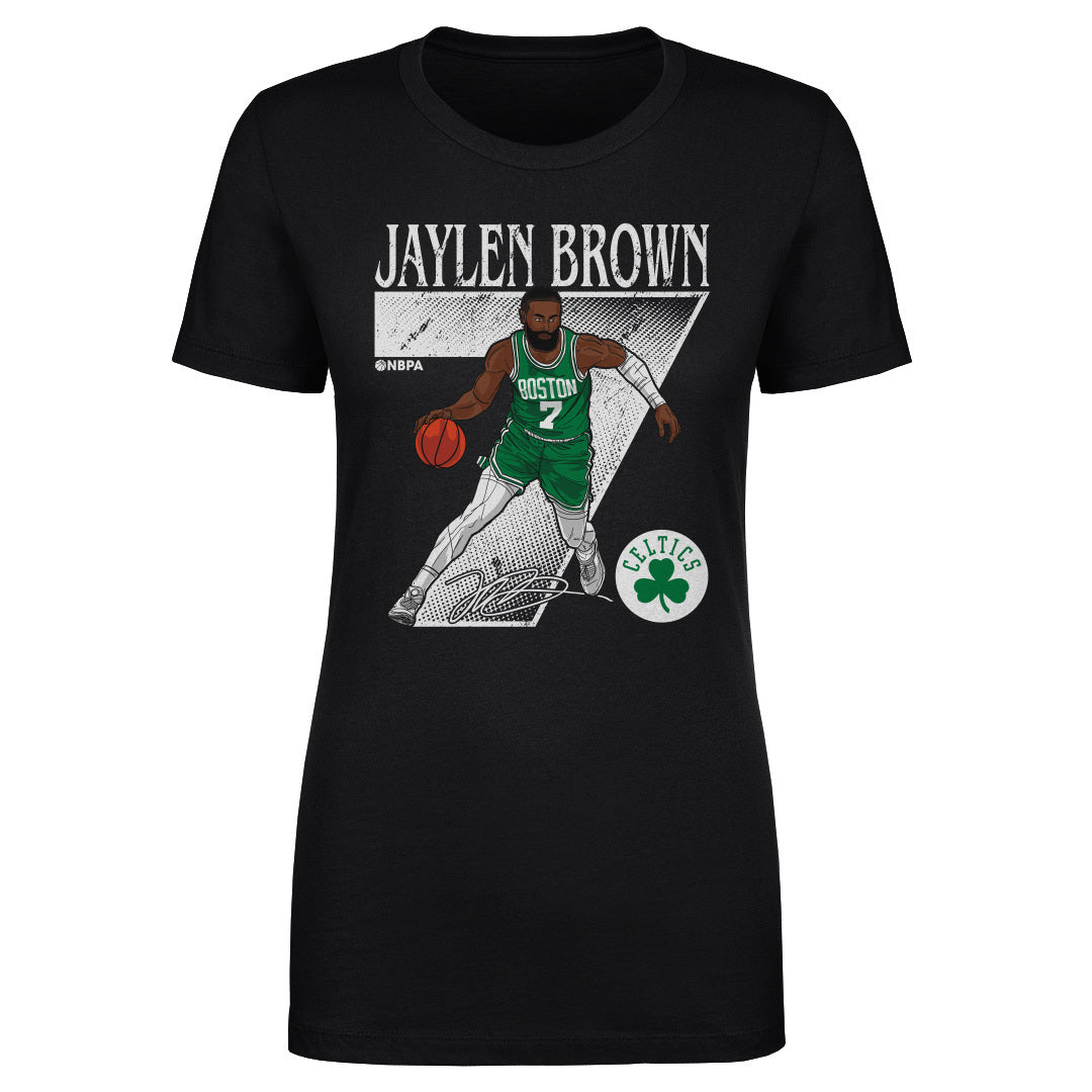 Jaylen Brown Boston Celtics Number WHT
