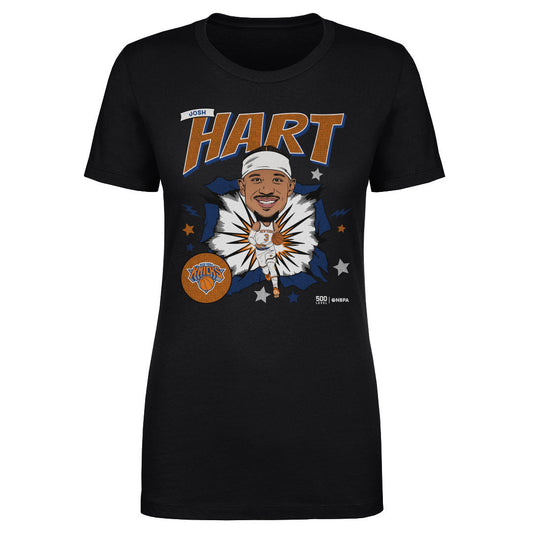 Josh Hart New York Knicks Caricature WHT