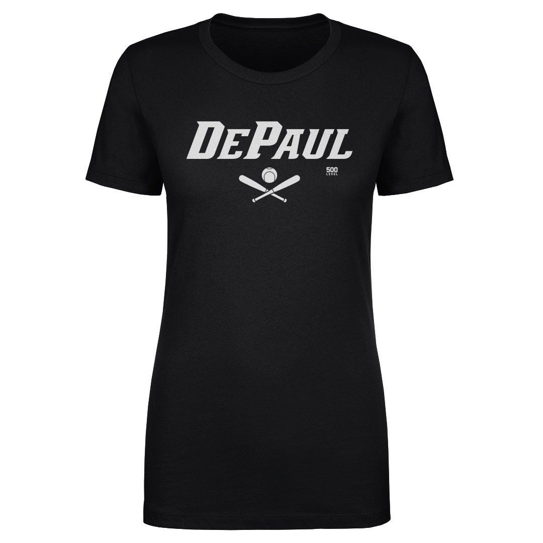 DePaul Blue Demons Softball Minimalist WHT