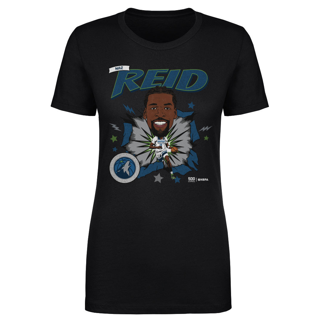 Naz Reid Minnesota Timberwolves Caricature WHT