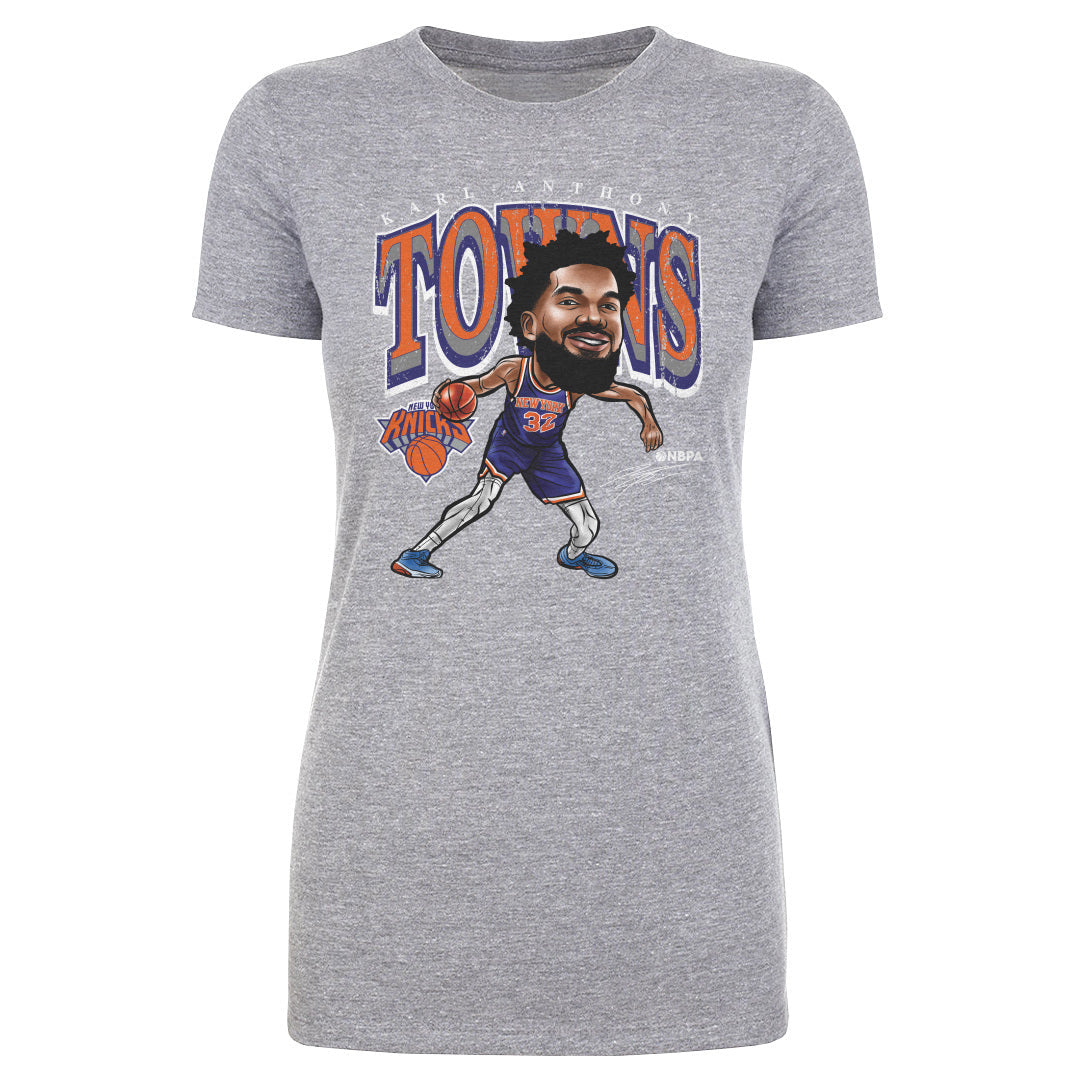 Karl-Anthony Towns New York Knicks Cartoon WHT