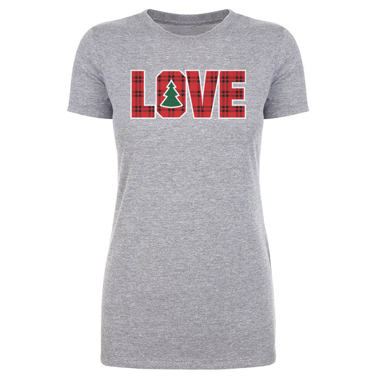 Christmas LOVE Christmas Plaid WHT