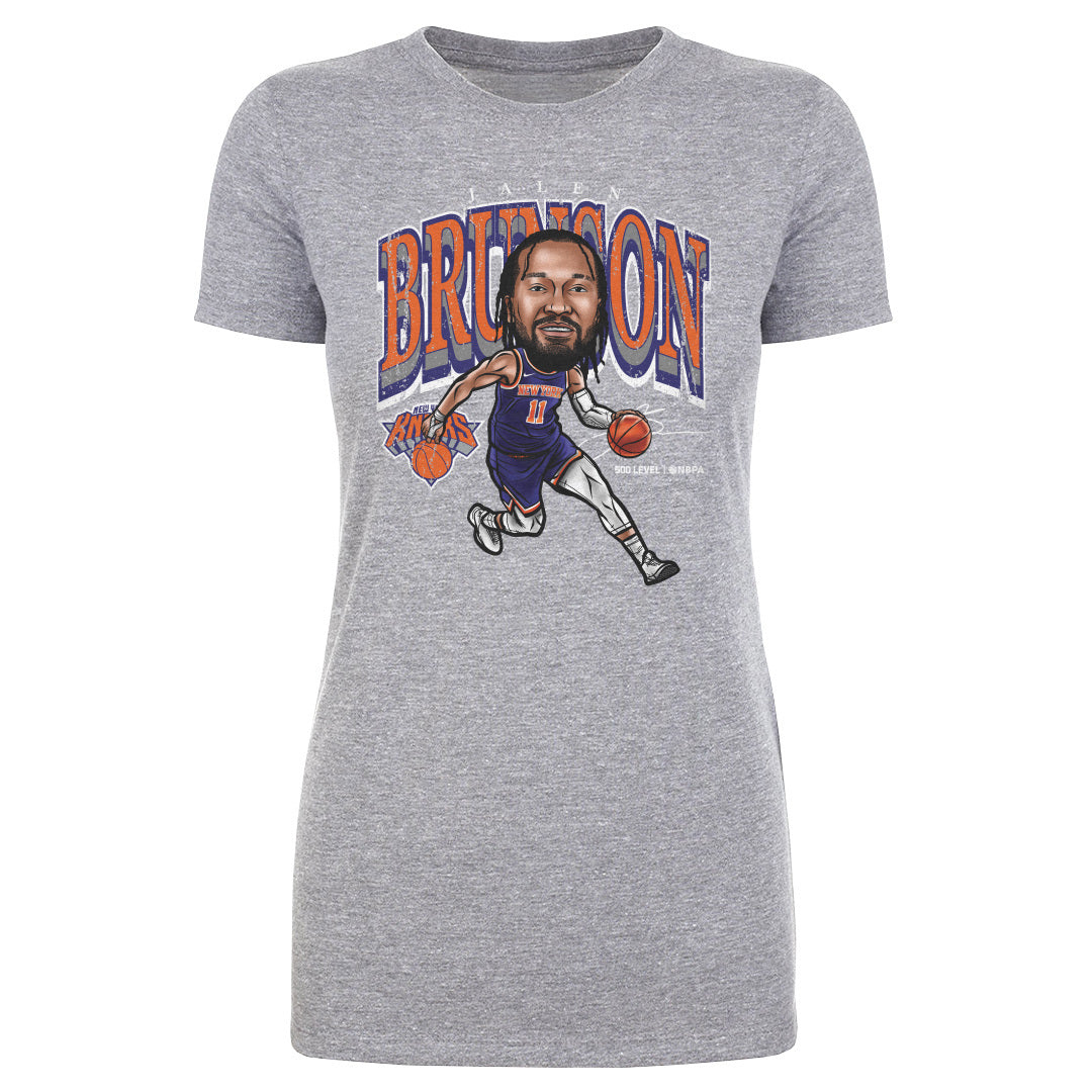 Jalen Brunson New York Knicks Cartoon WHT