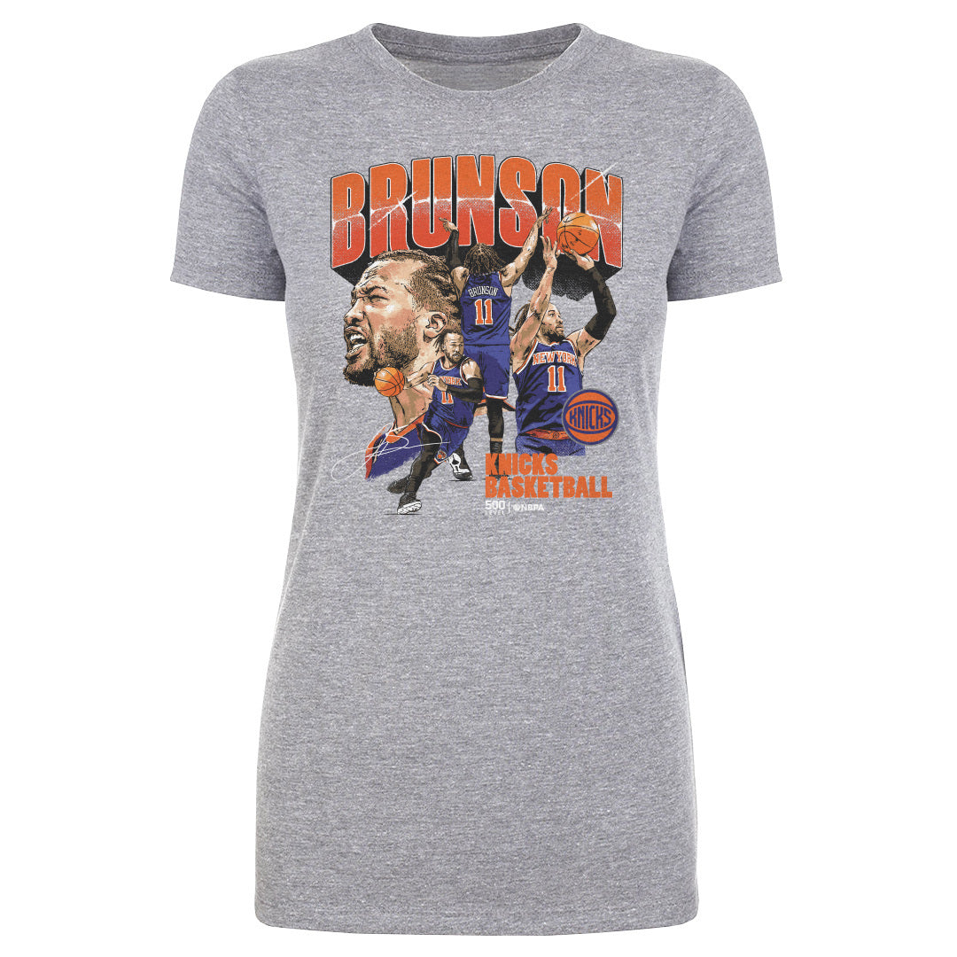 Jalen Brunson New York Knicks Collage WHT