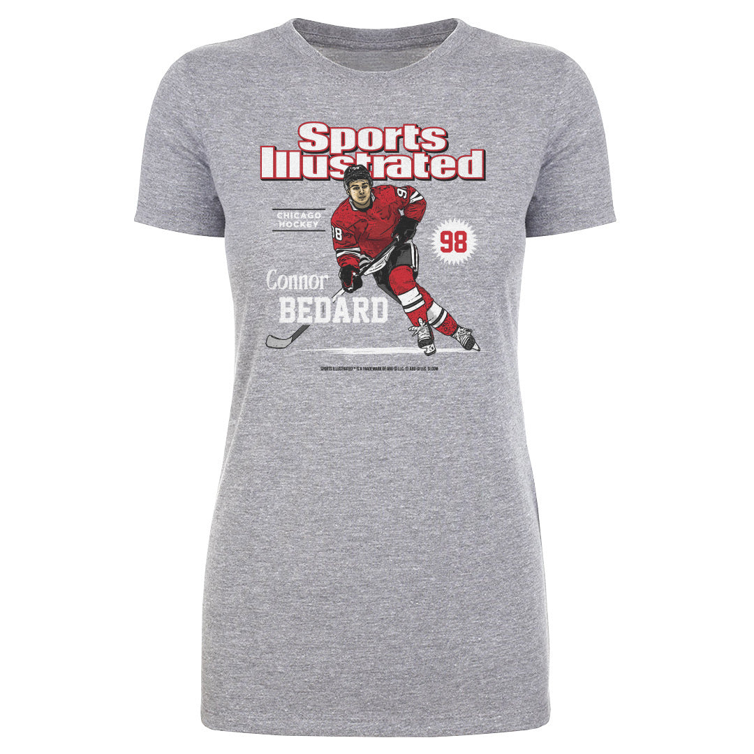 Connor Bedard Sports Illustrated & Chicago Card WHT