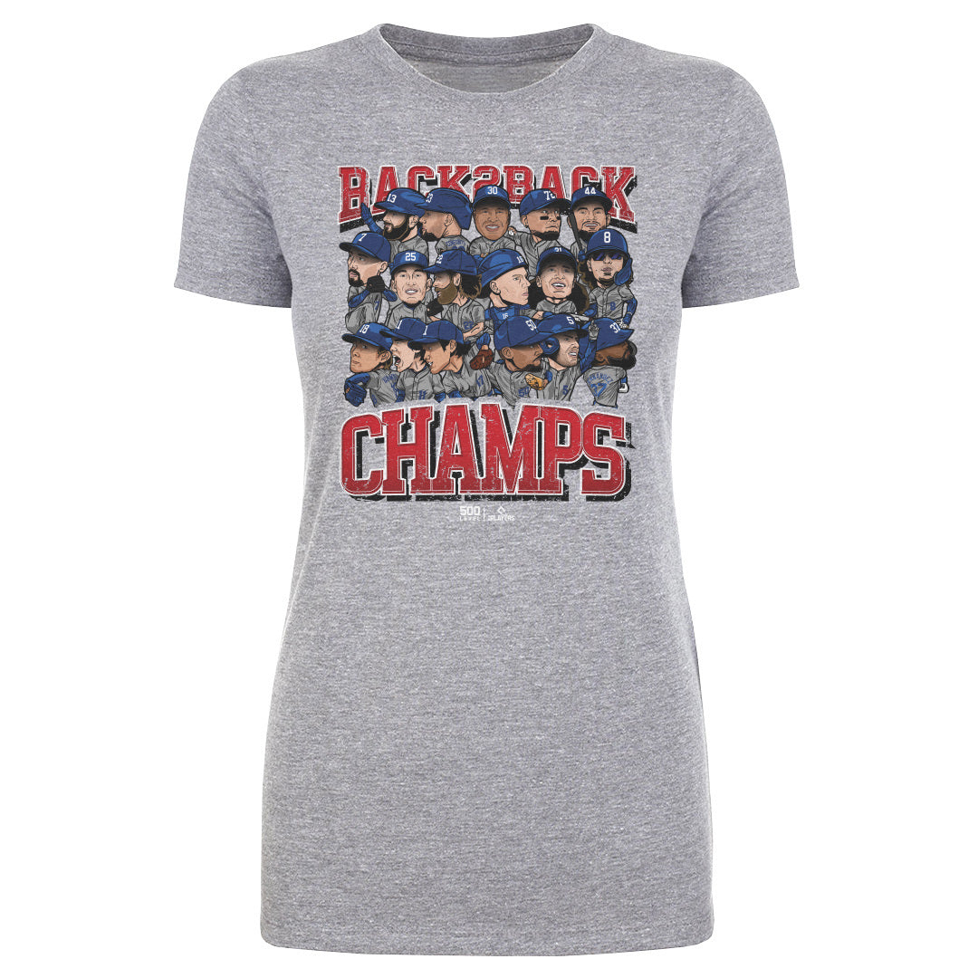 Los Angeles D Baseball Back 2 Back Champs 2025 WHT